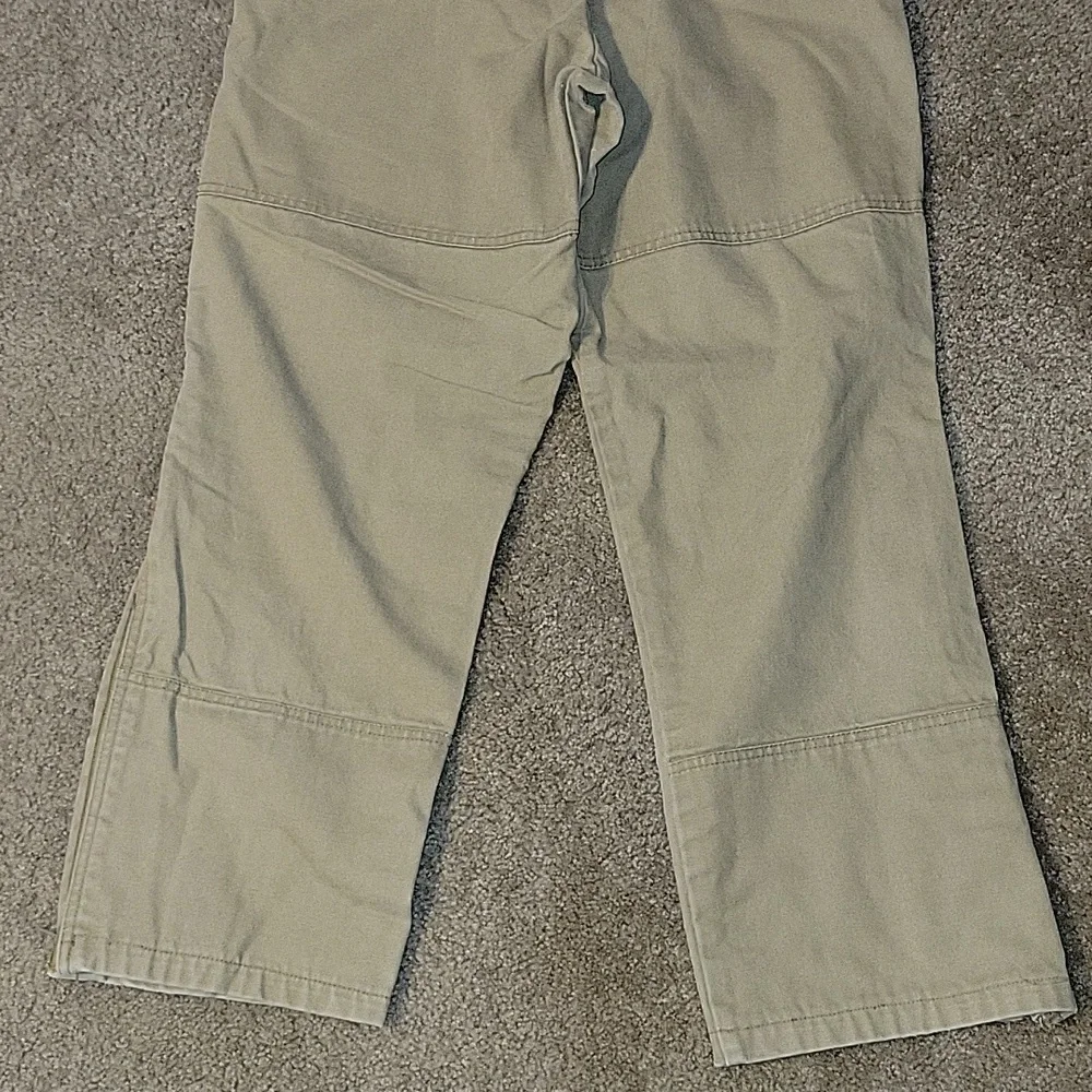 COLOMBIA OUTDOOR JEANS ZIPPER BOTTOMS ADJUSTABLE WAIST DOUBLE KNEE STYLE 34